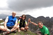 Da Ceresola di Valtorta salita ai Piani di Bobbio e allo ZUCCO BARBESINO (2152 m.) venerdì 2 giugno 2017 - FOTOGALLERY